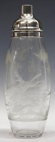 HAWKES STERLING-MOUNTED GLASS
