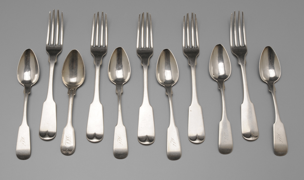 Hayden Coin Silver Flatware 19th