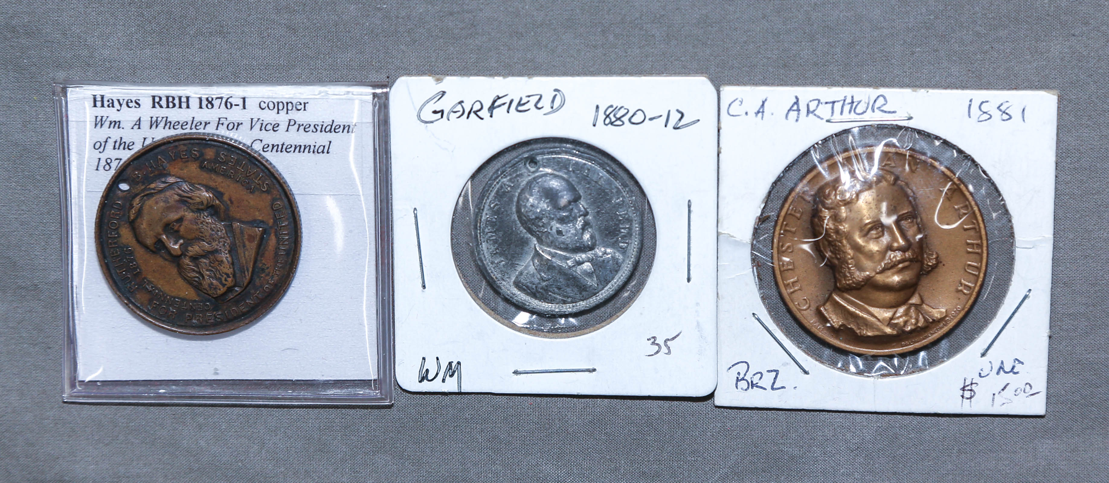 HAYES & GARFIELD PRESIDENTIAL