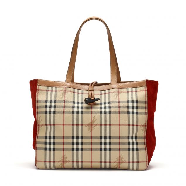 HAYMARKET PLAID TOTE, BURBERRY Made