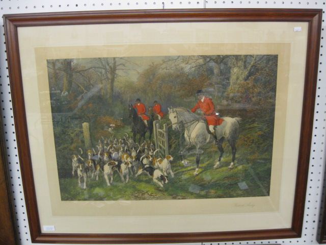 Haywood Hardy Lithograph ''Viewed