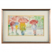 HAZEL CAMP. UMBRELLAS, WATERCO