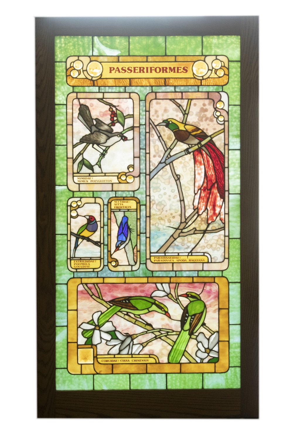 HAZEL REBOLD STAINED GLASS WINDOW