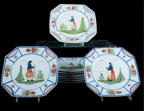 HB QUIMPER FAIENCE POTTERY