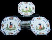 HB QUIMPER FAIENCE POTTERY PLA