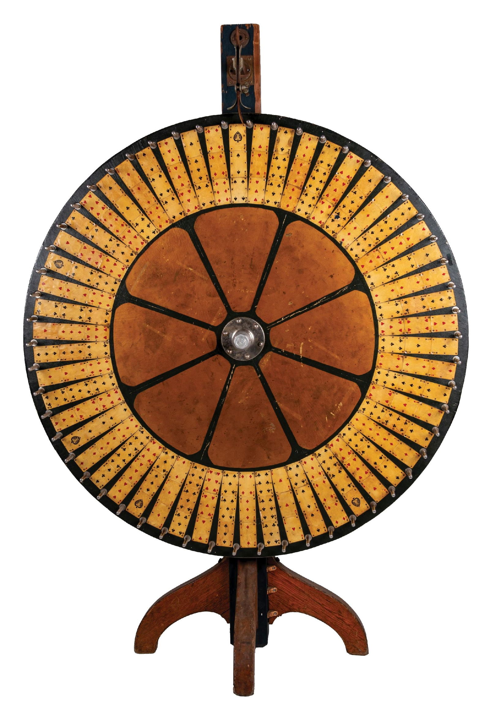 H.C. EVANS POKER GAMBLING WHEEL