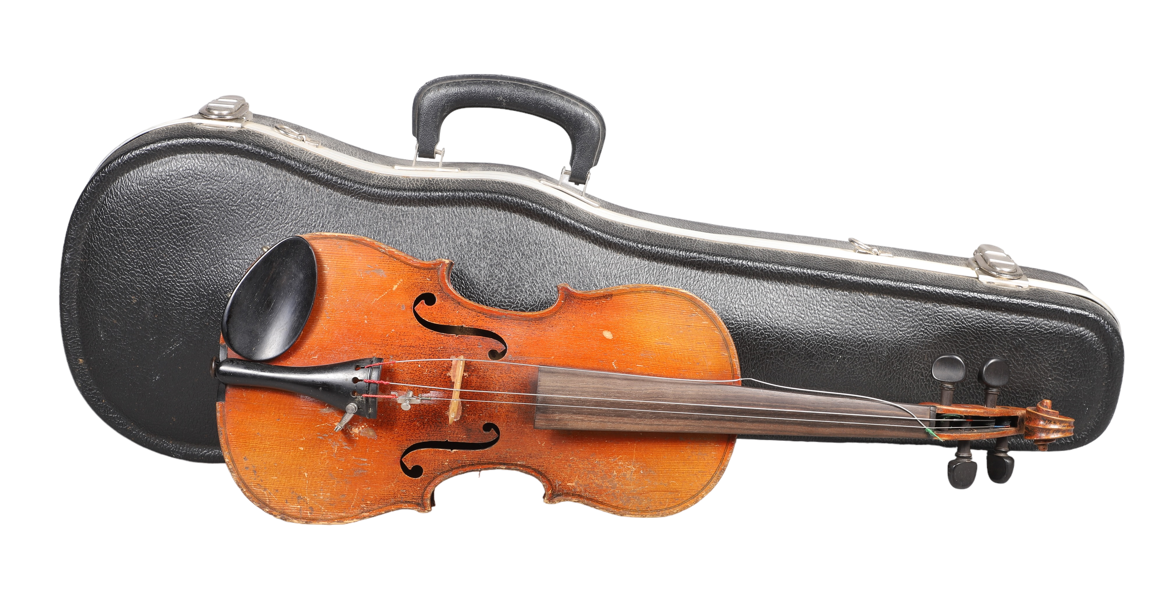HE Woods 7/8 size violin, label