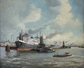 HEADERMANN HARBOR PAINTING WIT