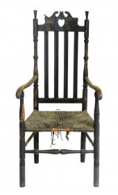 HEART AND CROWN ARMCHAIR, CONN