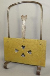 HEART MOTIF WROUGHT & BRASS HE
