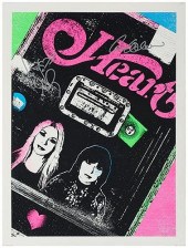 HEART POSTER SIGNED BY NANCY A