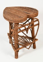 HEART-SHAPED ADIRONDACK BENTWO