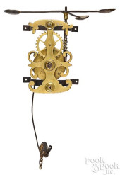 HEARTH CLOCK JACK, 18TH C.<br>