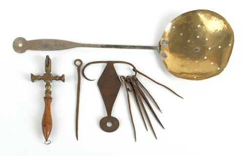 Hearth equipment 19th c. to include