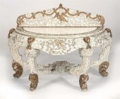 HEAVILY AND ORNATELY CARVED DE