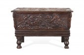 HEAVILY CARVED CONTINENTAL WAL