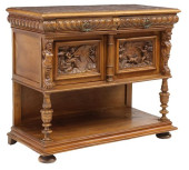 HEAVILY CARVED FRENCH RENAISSA