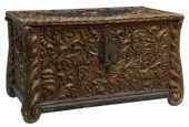 HEAVILY CARVED ITALIAN POLYCHR