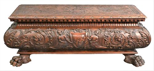 HEAVILY CARVED LIFT TOP