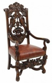 HEAVILY CARVED RENAISSANCE REV