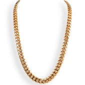 HEAVY 14K GOLD CUBAN LINK CHAI