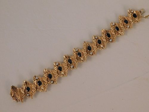 HEAVY 14K GOLD & GEMSTONE