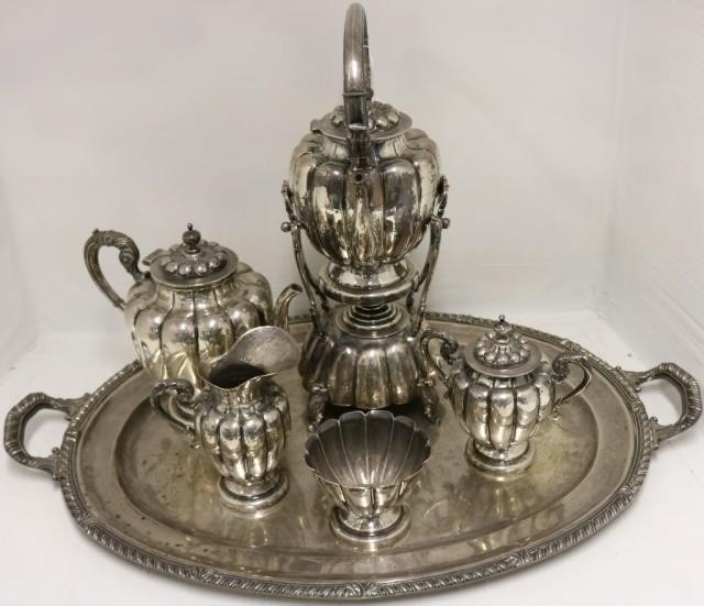 HEAVY 6 PIECE MEXICAN STERLING