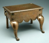 Heavy brass coachman, cabriole