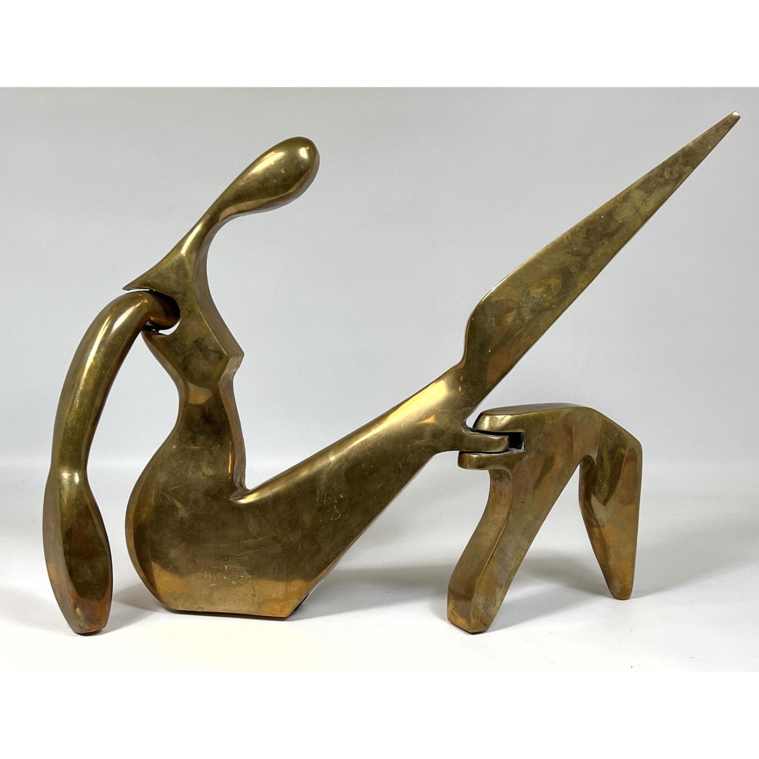 Heavy brass Sculpture Arleen