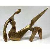 Heavy brass Sculpture Arleen E