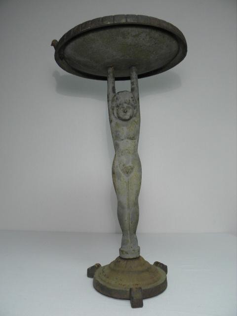 Heavy cast iron figural bird