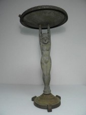 Heavy cast iron figural bird b