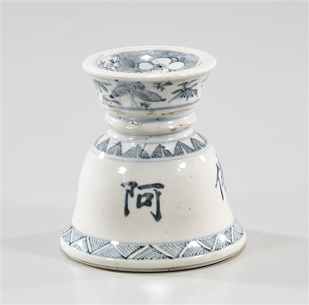 Heavy Chinese blue and white
