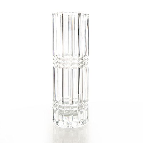 HEAVY CRYSTAL VASECylindrical, with