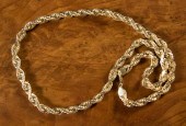 HEAVY FOURTEEN KARAT GOLD ROPE