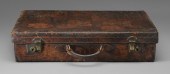 Heavy Leather Suitcase British