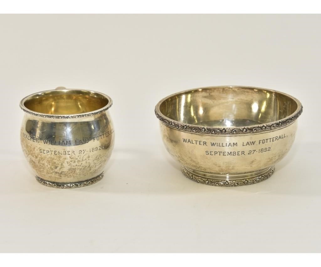Heavy sterling silver baby cup (3"h