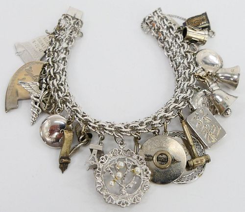HEAVY STERLING SILVER DOUBLE