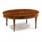 HECKMAN, INLAID MAHOGANY COFFE