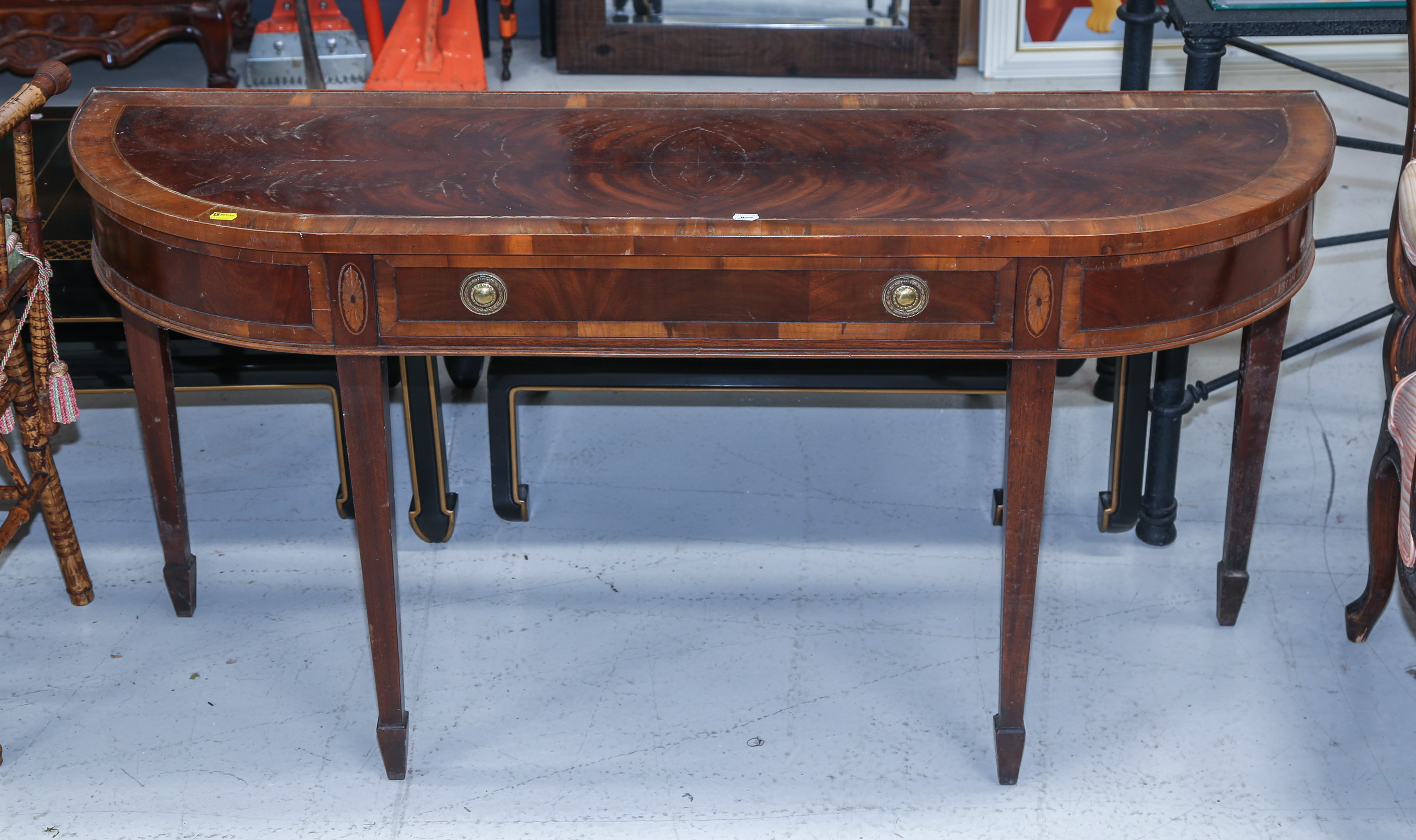 HECKMAN SHERATON STYLE SOFA TABLE