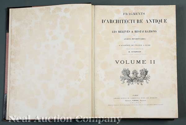 Hector d'Espouy four volumes