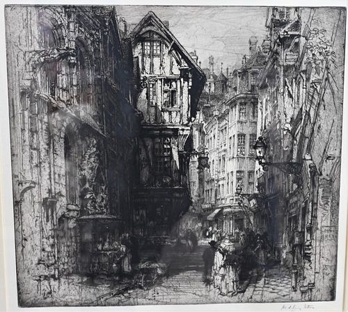 HEDLEY FITTON (1859 - 1929), STREET