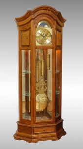 HEIDELBERG OAK CURIO GRANDFATH