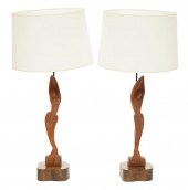 HEIFETZ OAK AND MAHOGANY FIGUR