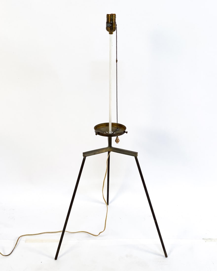 HEIFETZ ROTAFLEX BRASS FLOOR LAMP