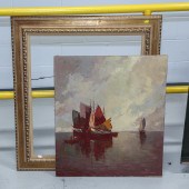 HEIN HOPPMANN. NAUTICAL SCENE,