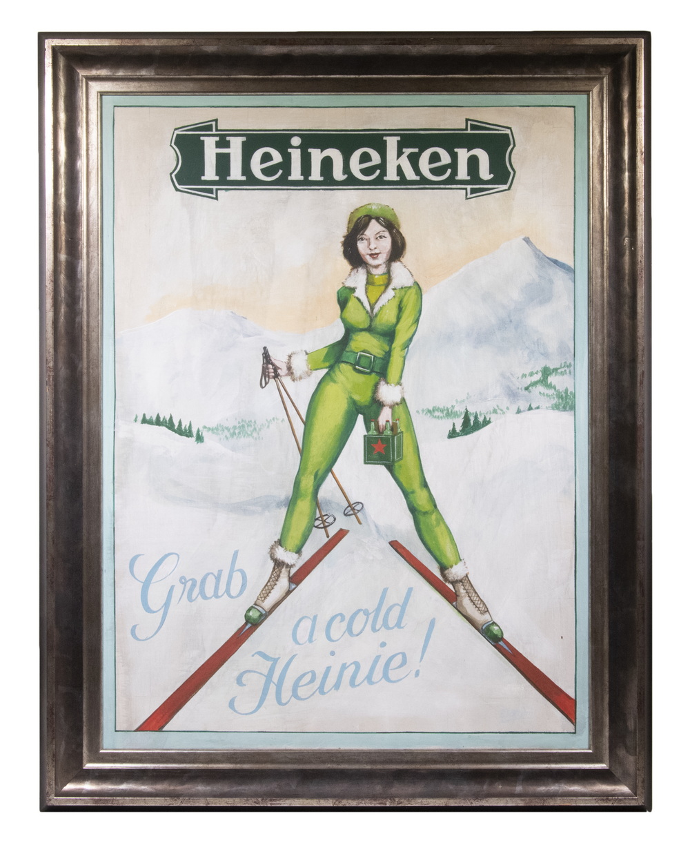 HEINEKEN BEER ADVERTISING SIGN