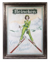 HEINEKEN BEER ADVERTISING SIGN