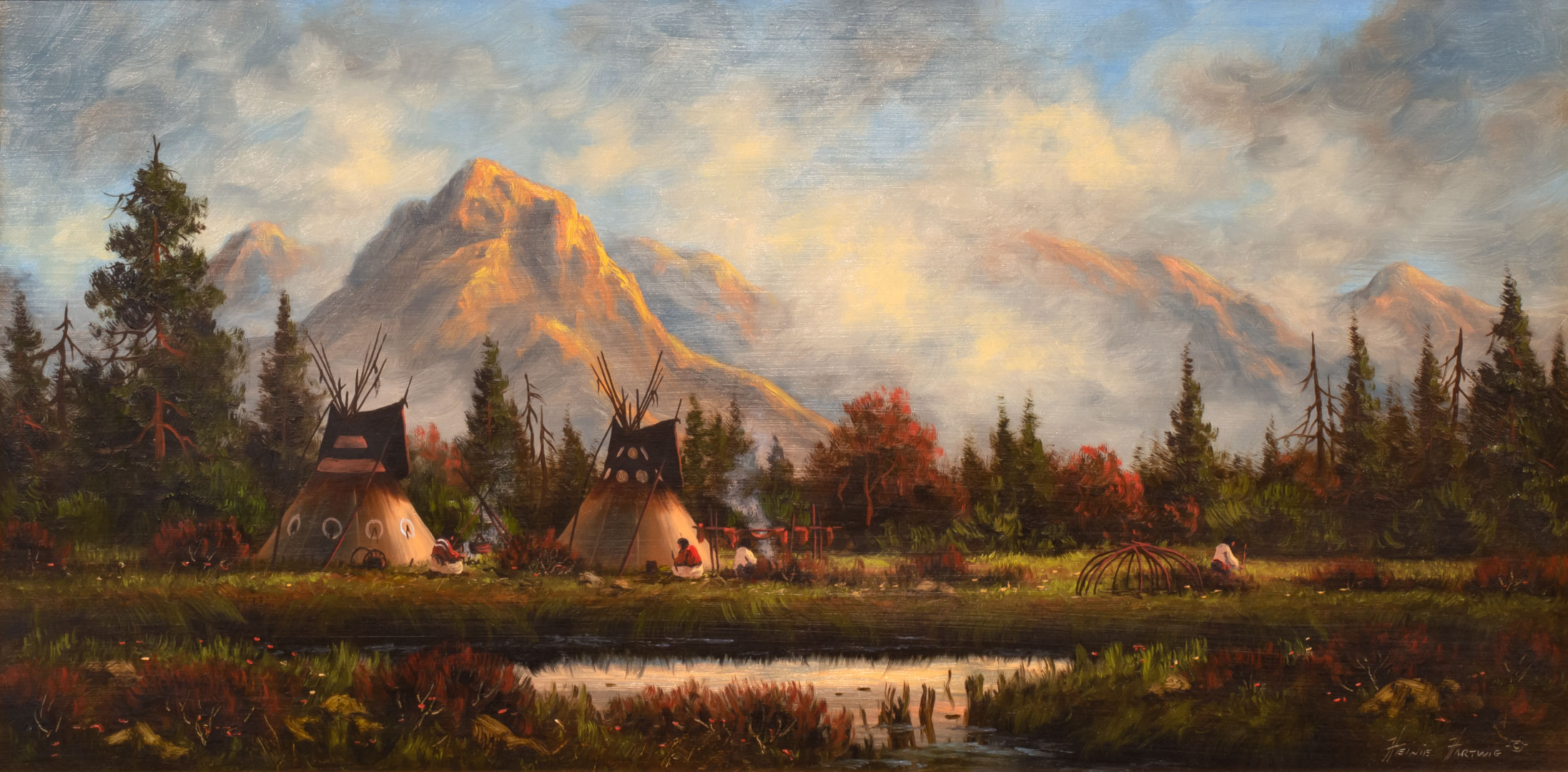 HEINIE HARTWIG (1937-), MOUNTAIN