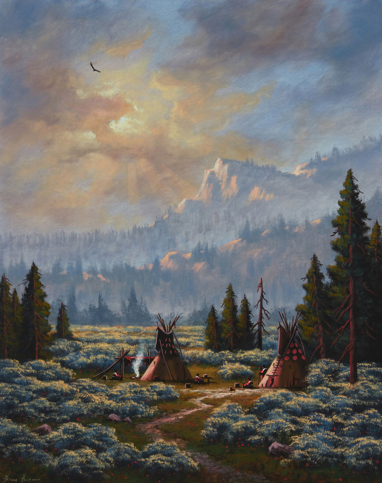 HEINIE HARTWIG (B. 1937), "CAMP